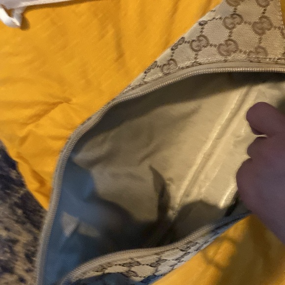 Beautiful Gucci, hobo, patent leather and canvas shoulder bag - Picture 8 of 10